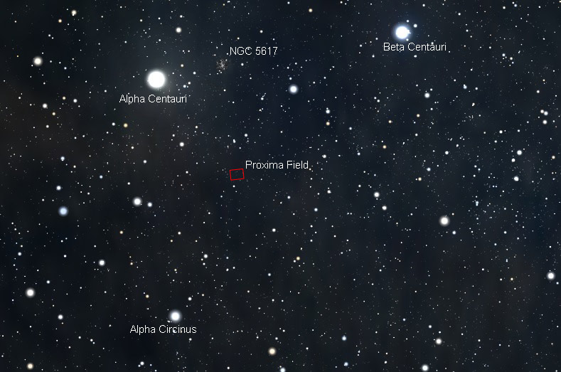 Alpha, Beta and Proxima Centauri